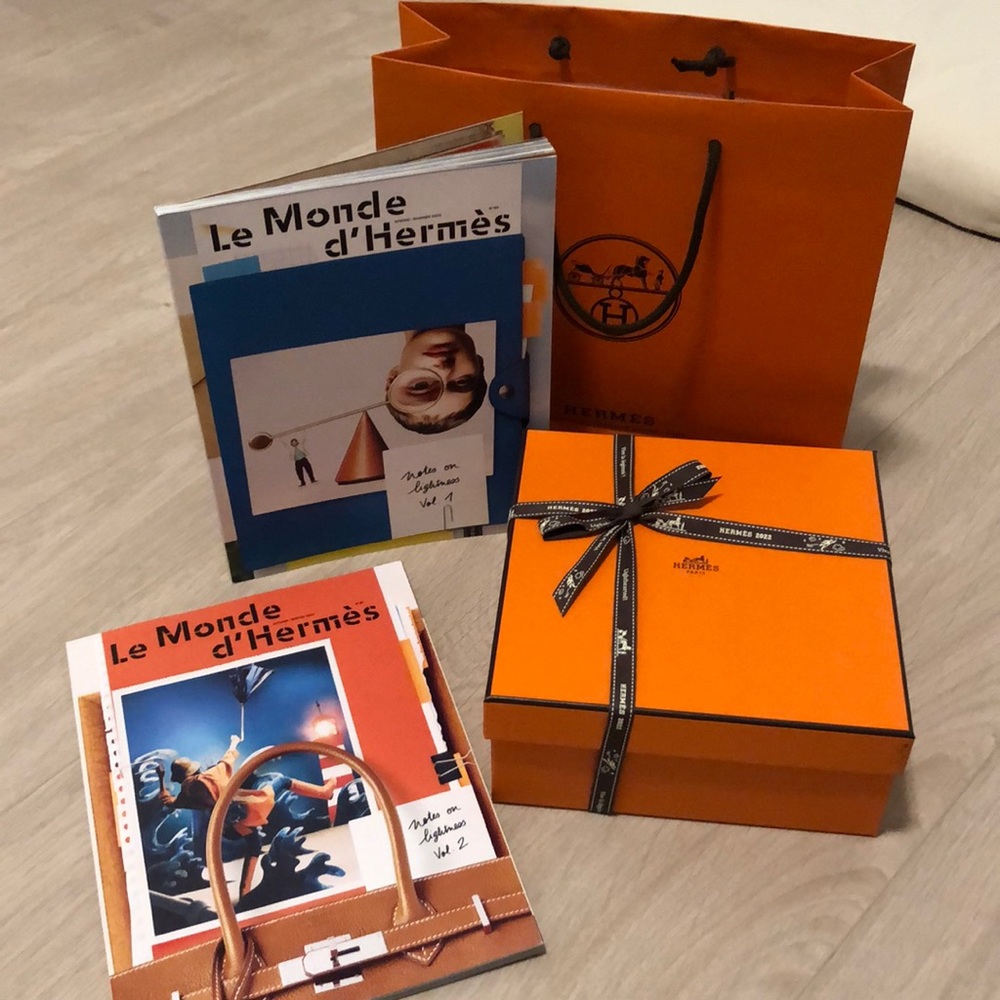 Hermes Box with Bag and Magazines SOLD